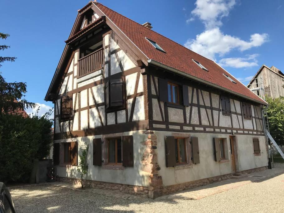 Paisible Logement Tout Equipe Pour 1 A 6 Personnes Ebersheim Exteriér fotografie